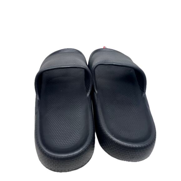 Bronax Black Sandals Mens 7 Womans 9 - Picture 2 of 4